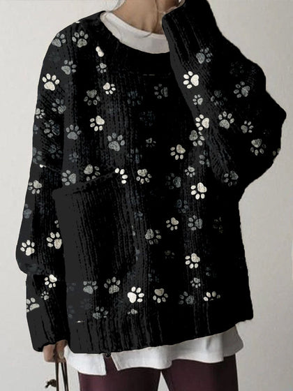 Textured Knit Sweater