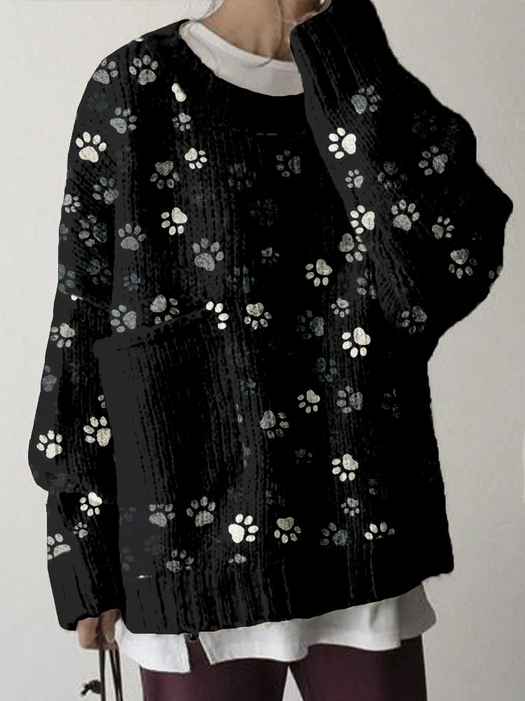 Textured Knit Sweater