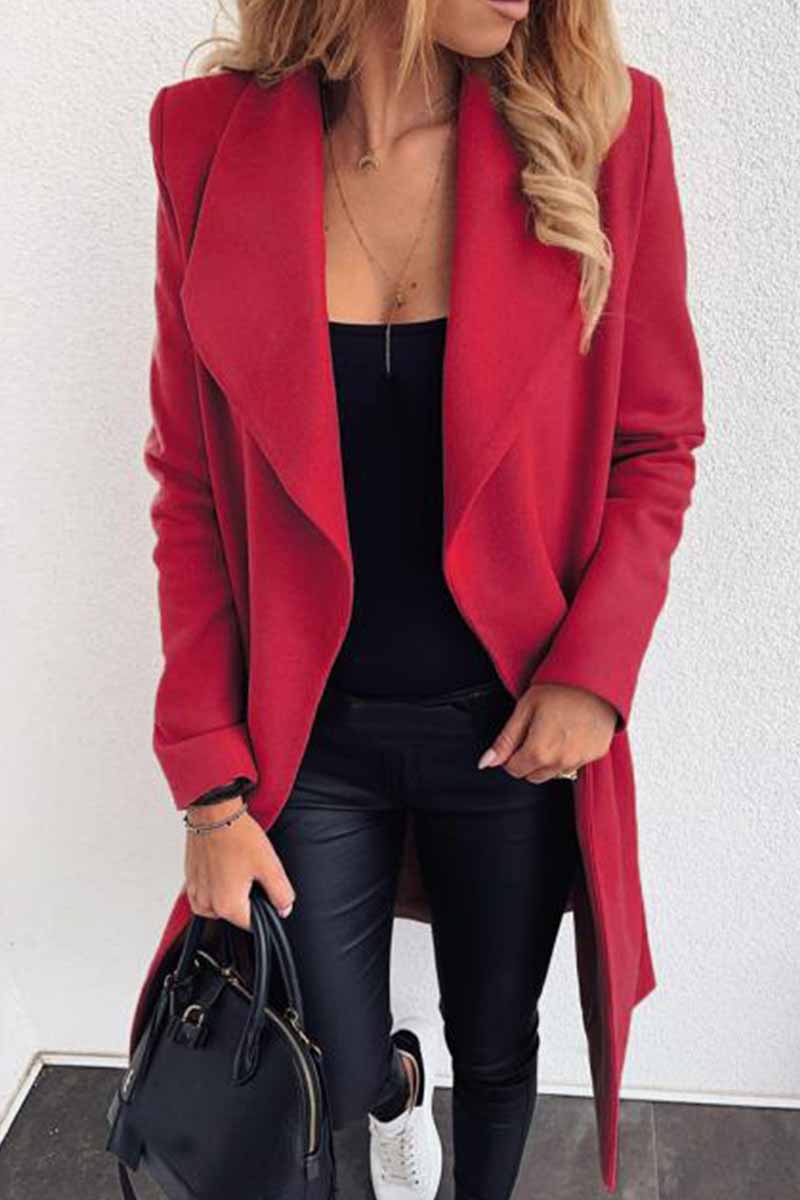 Soft Buttoned Coat