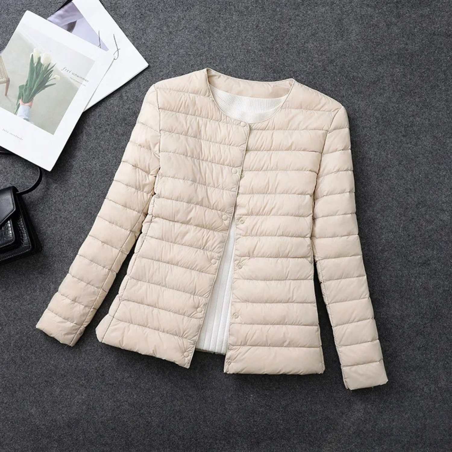 Layered Buttoned Coat