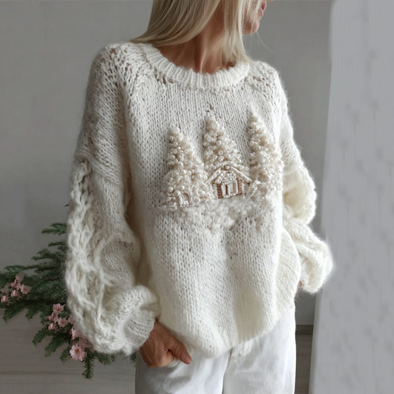 Relaxed Cable Sweater