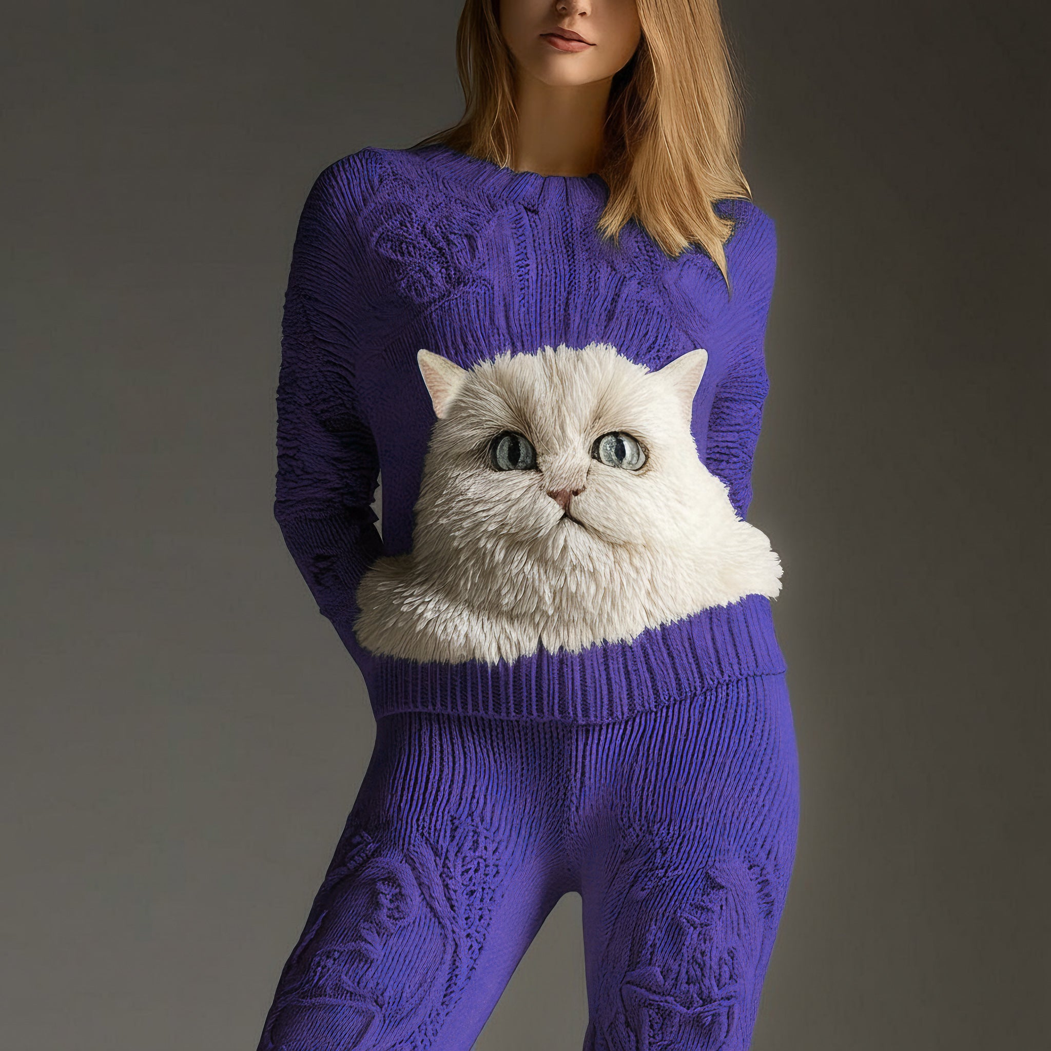 Casual Buttoned Sweater