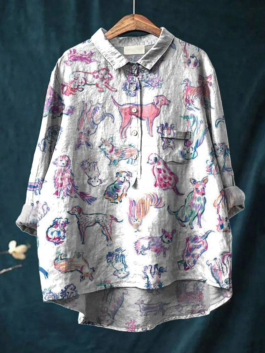 Relaxed Long-Sleeve Shirt