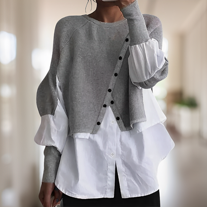 Everyday Buttoned Sweater