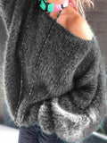 Easy Buttoned Sweater