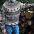 Textured Buttoned Sweater