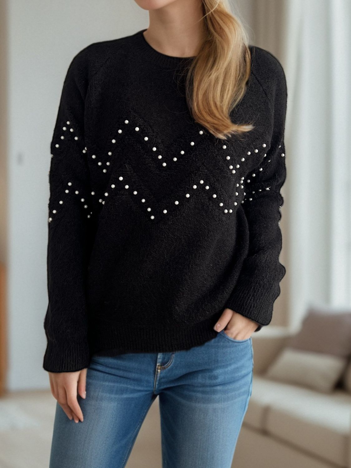 Weekend Textured Sweater