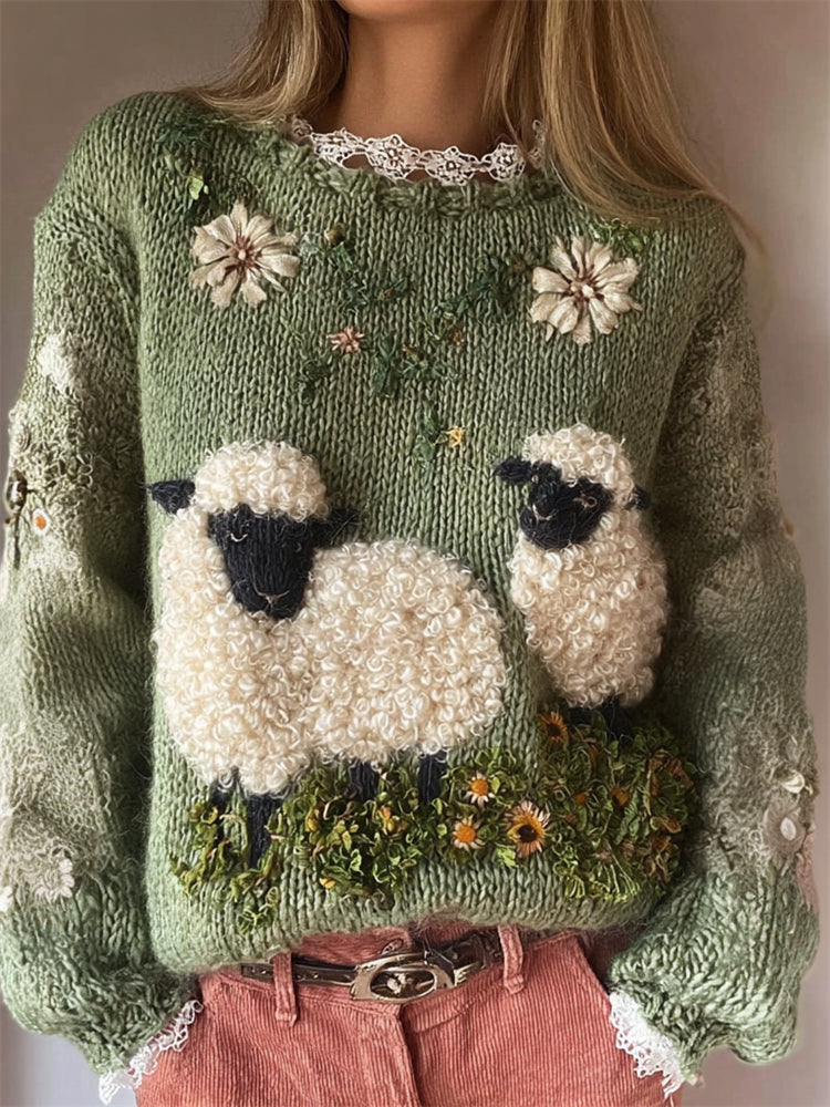 Relaxed Textured Sweater