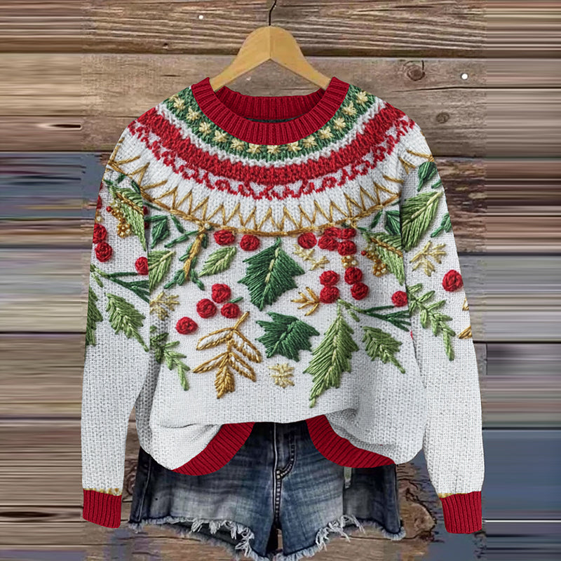 Casual Cropped Sweater