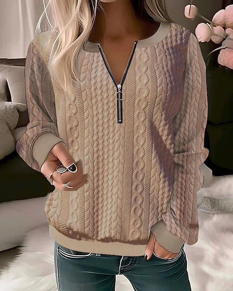 Easy Striped Sweater