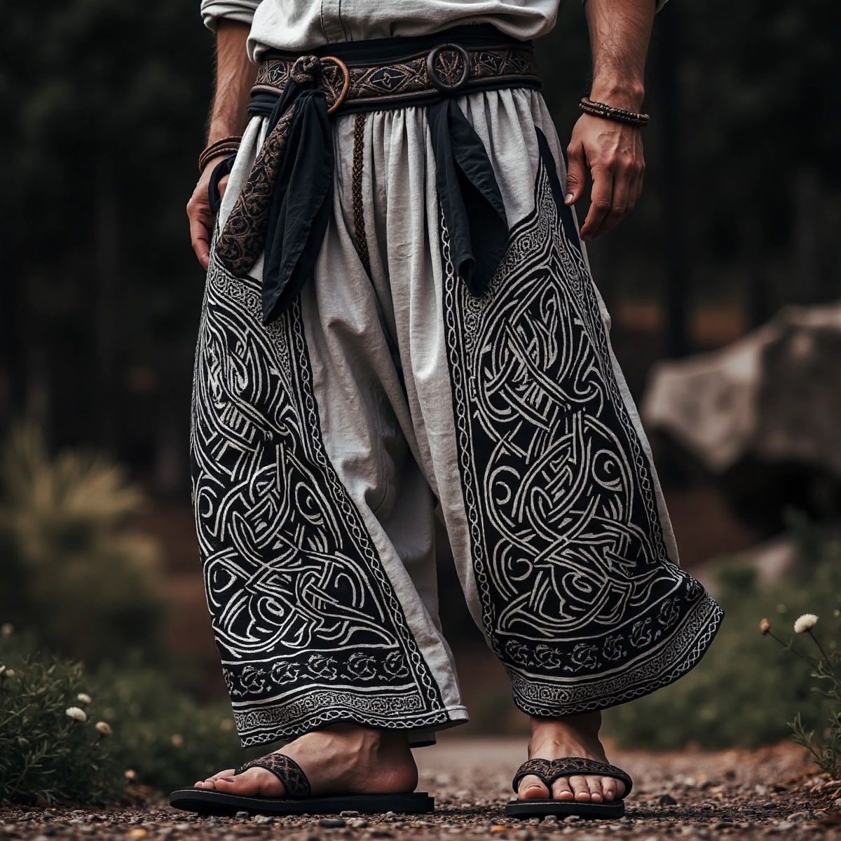Stretch Straight-Leg Pants