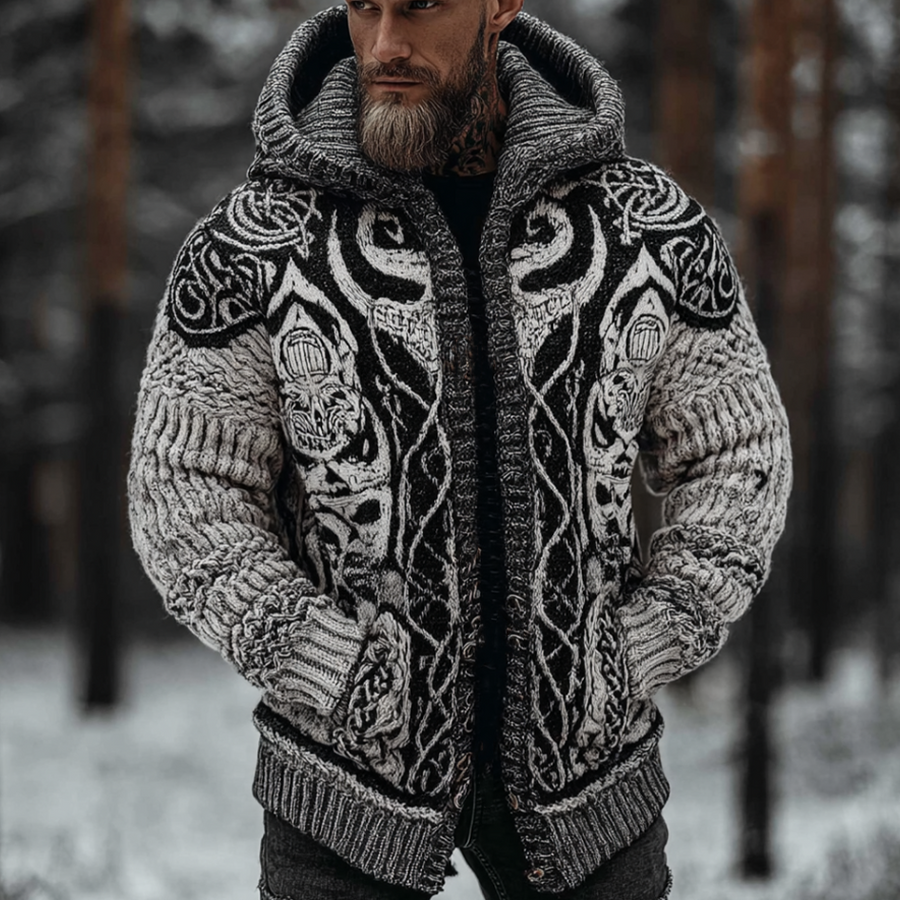 Warm Buttoned Sweater