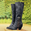 Relaxed Buckled Boots