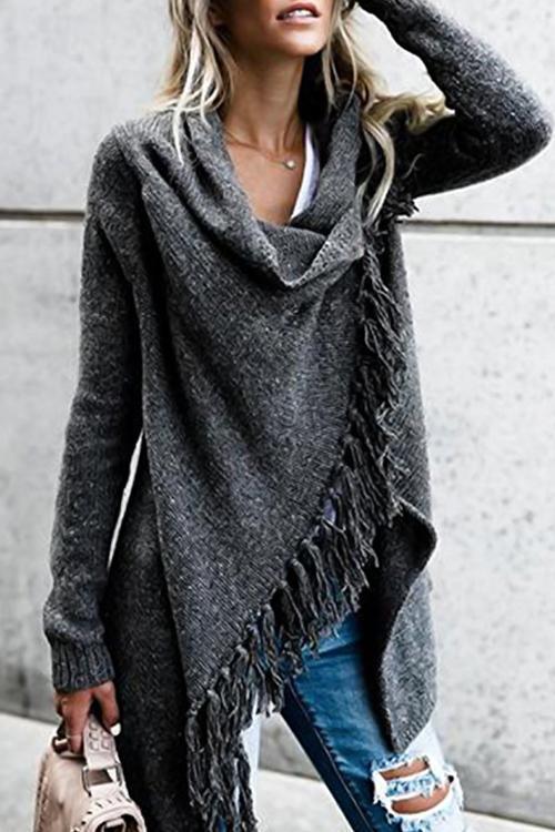 Warm Buttoned Sweater