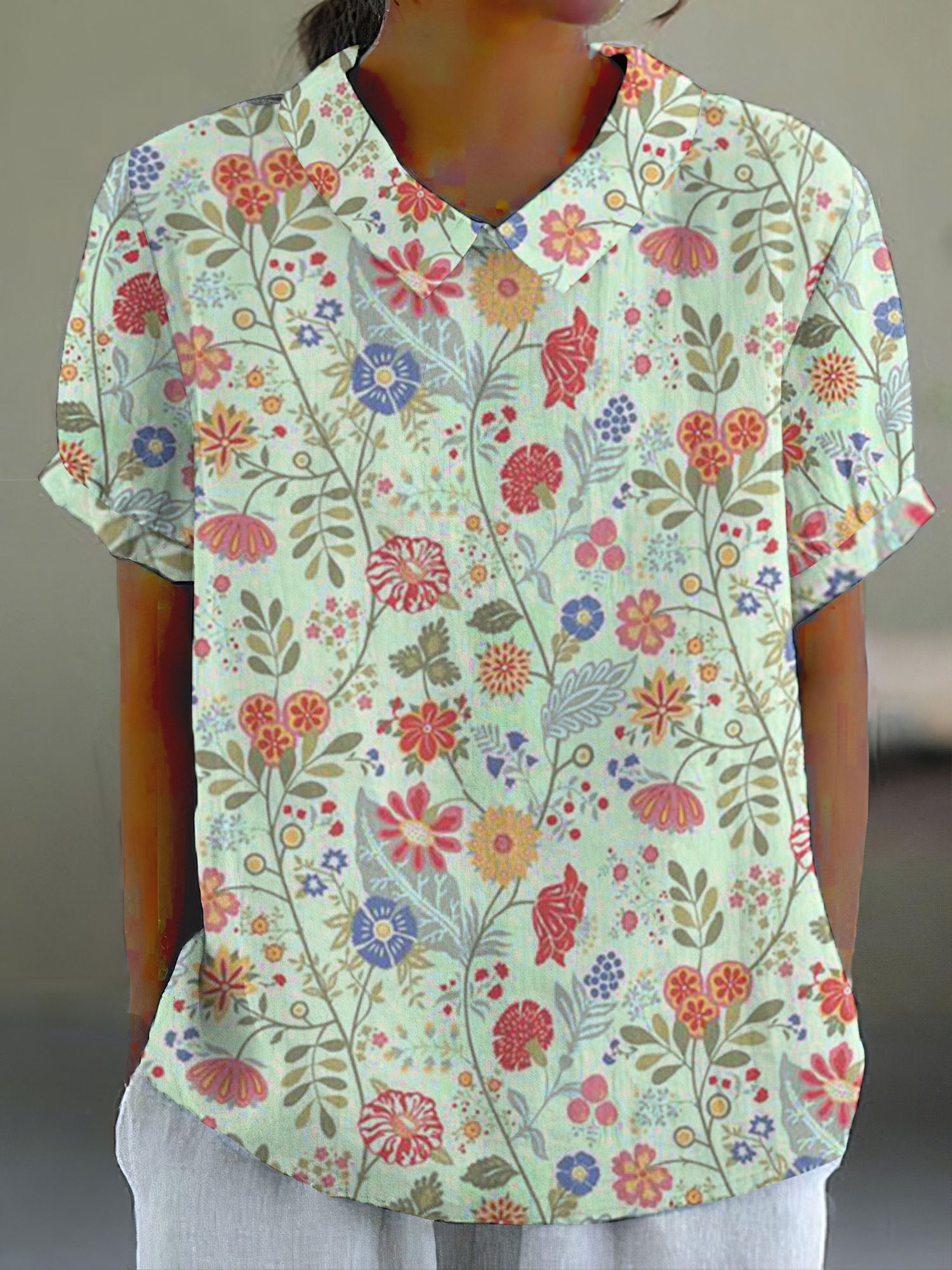 Simple Short-Sleeve Shirt