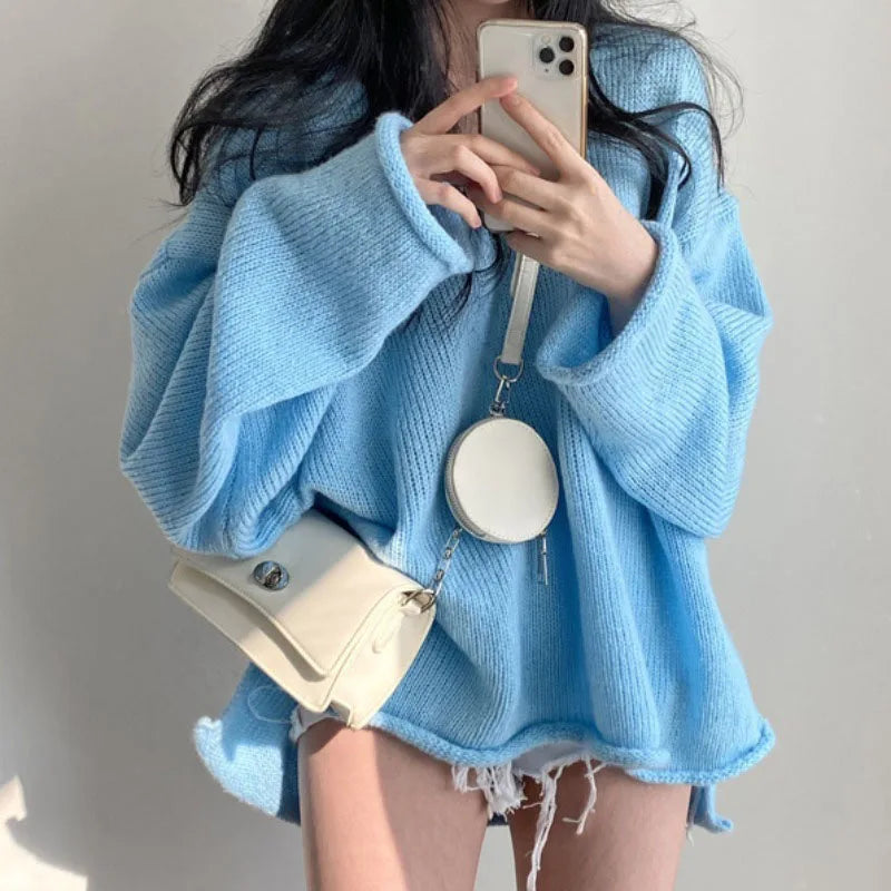 Relaxed Buttoned Sweater