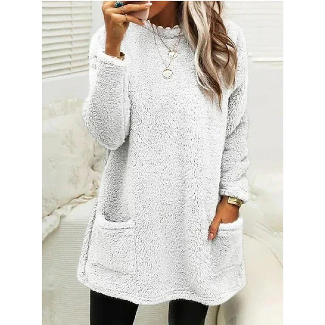 Relaxed Buttoned Sweater
