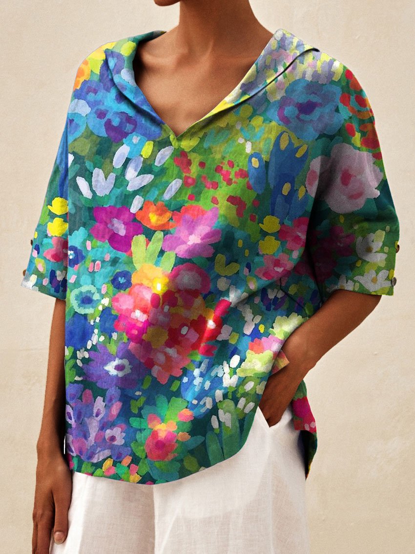 Relaxed Collared Shirt