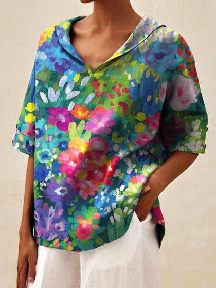 Relaxed Collared Shirt