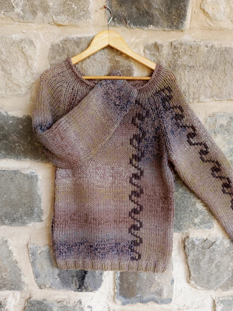 Casual Cropped Sweater