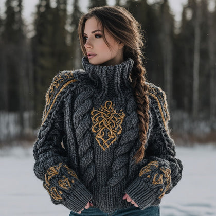 Soft Buttoned Sweater