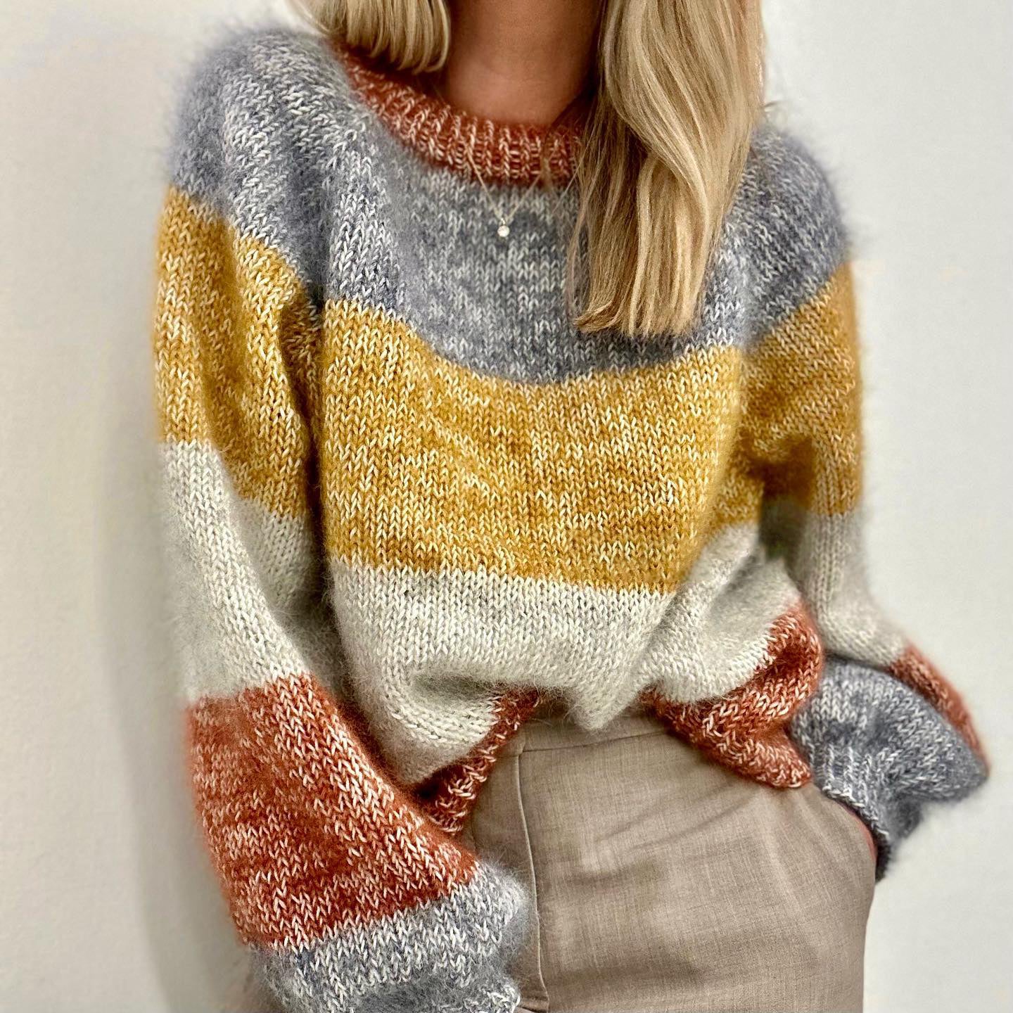 Casual Striped Sweater