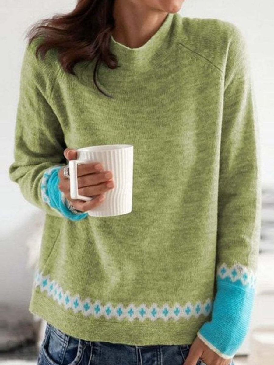 Textured Ribbed Sweater