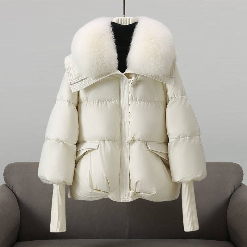 Relaxed Double-Breasted Coat