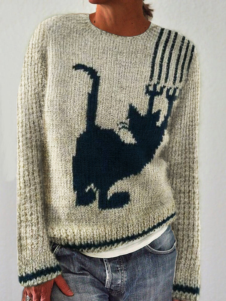 Relaxed Cable Sweater