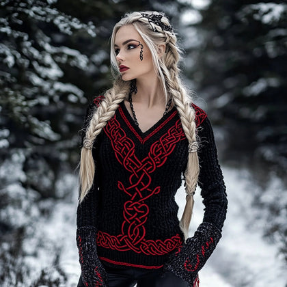 Textured Cable Sweater