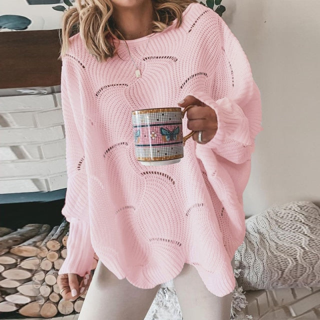 Textured Ribbed Sweater