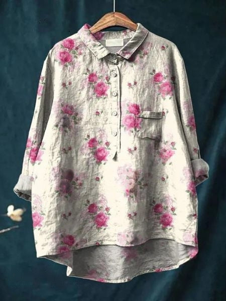 Cottage Swiss-Dot Blouse