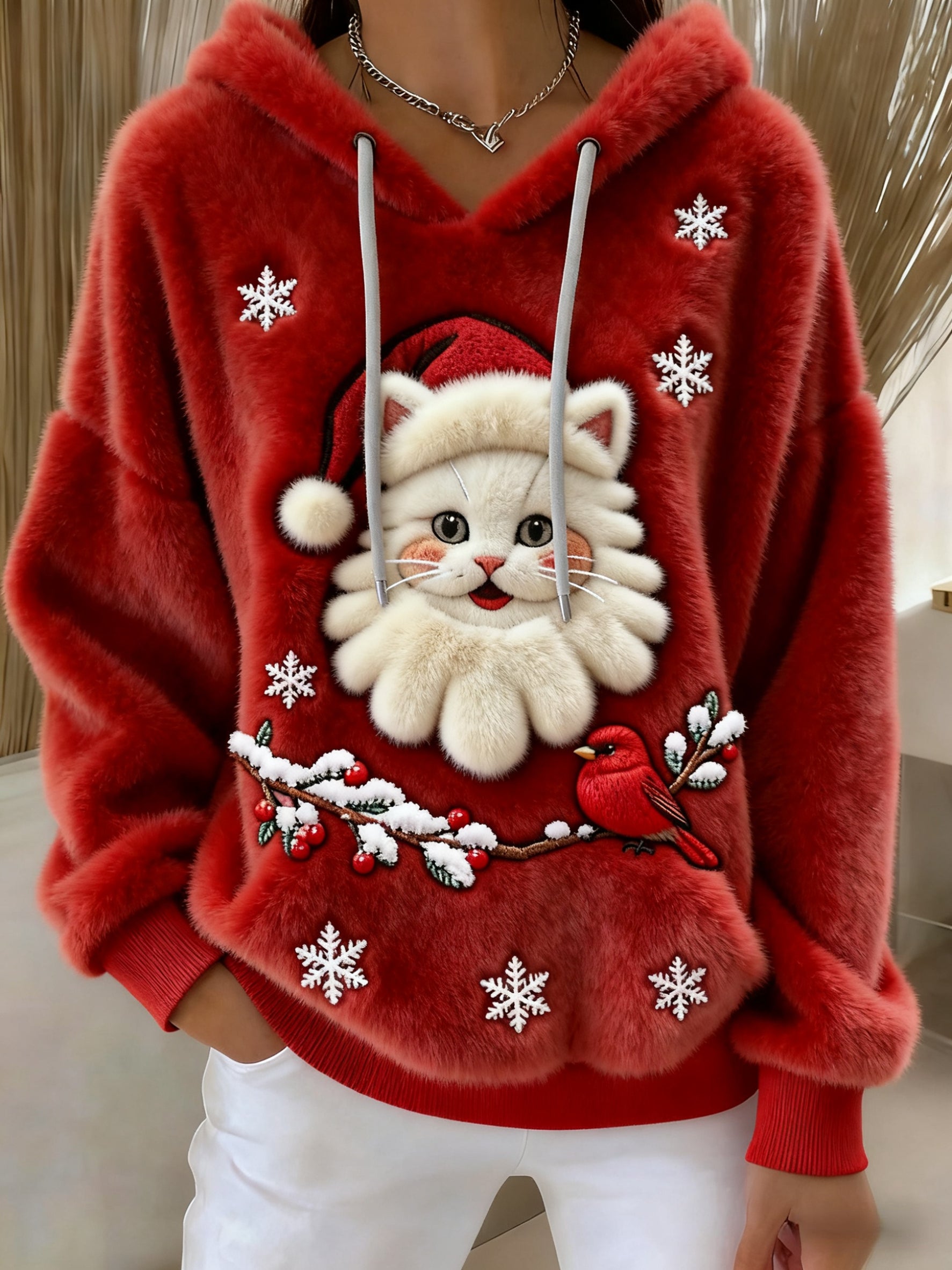 Casual Cropped Sweater