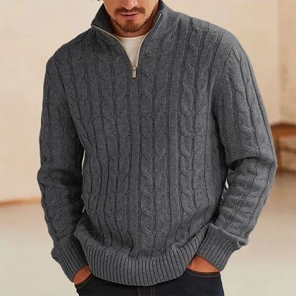 Relaxed Buttoned Sweater
