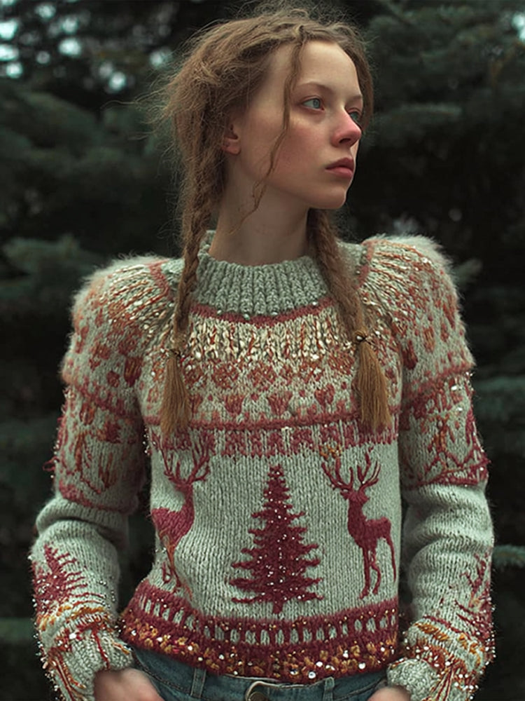 Warm Buttoned Sweater