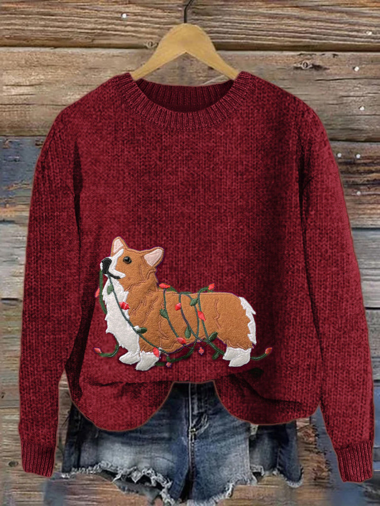 Casual Cropped Sweater