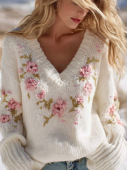 Weekend Buttoned Sweater