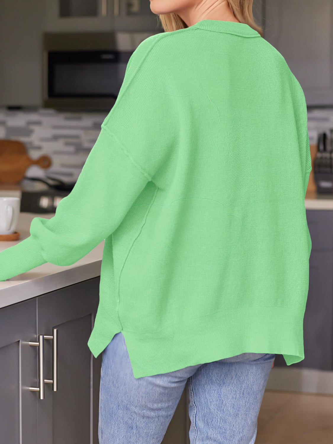 Relaxed V-Neck Sweater