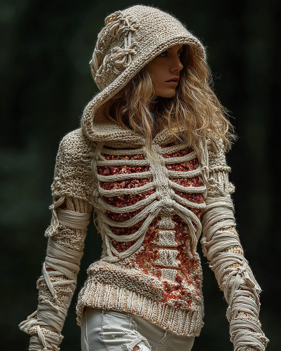 Textured Knit Sweater
