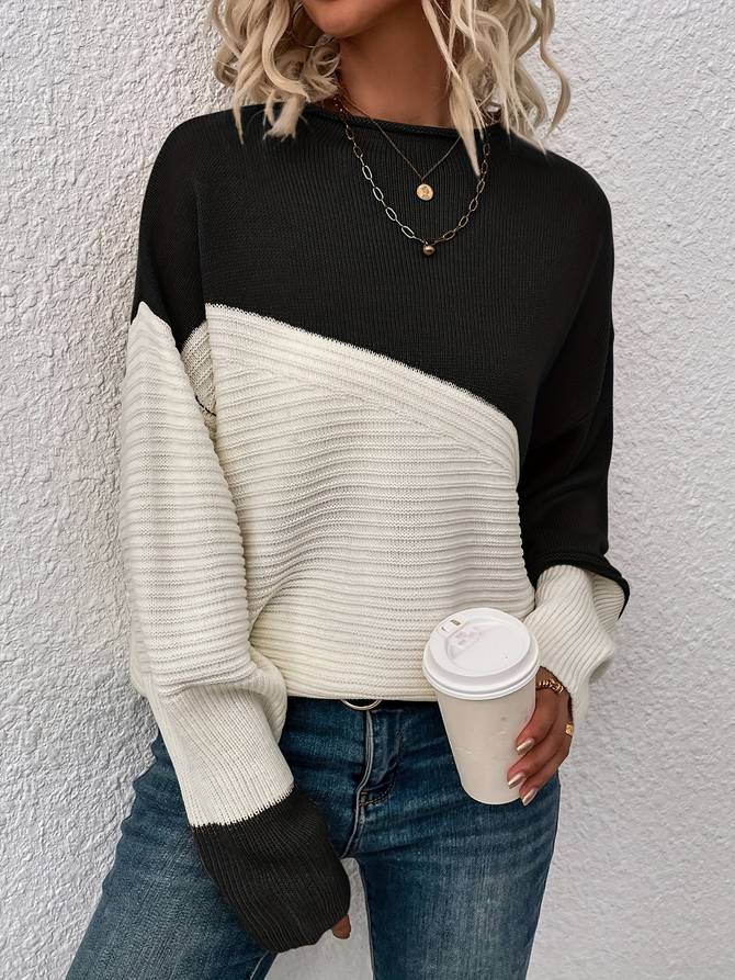 Textured Striped Sweater
