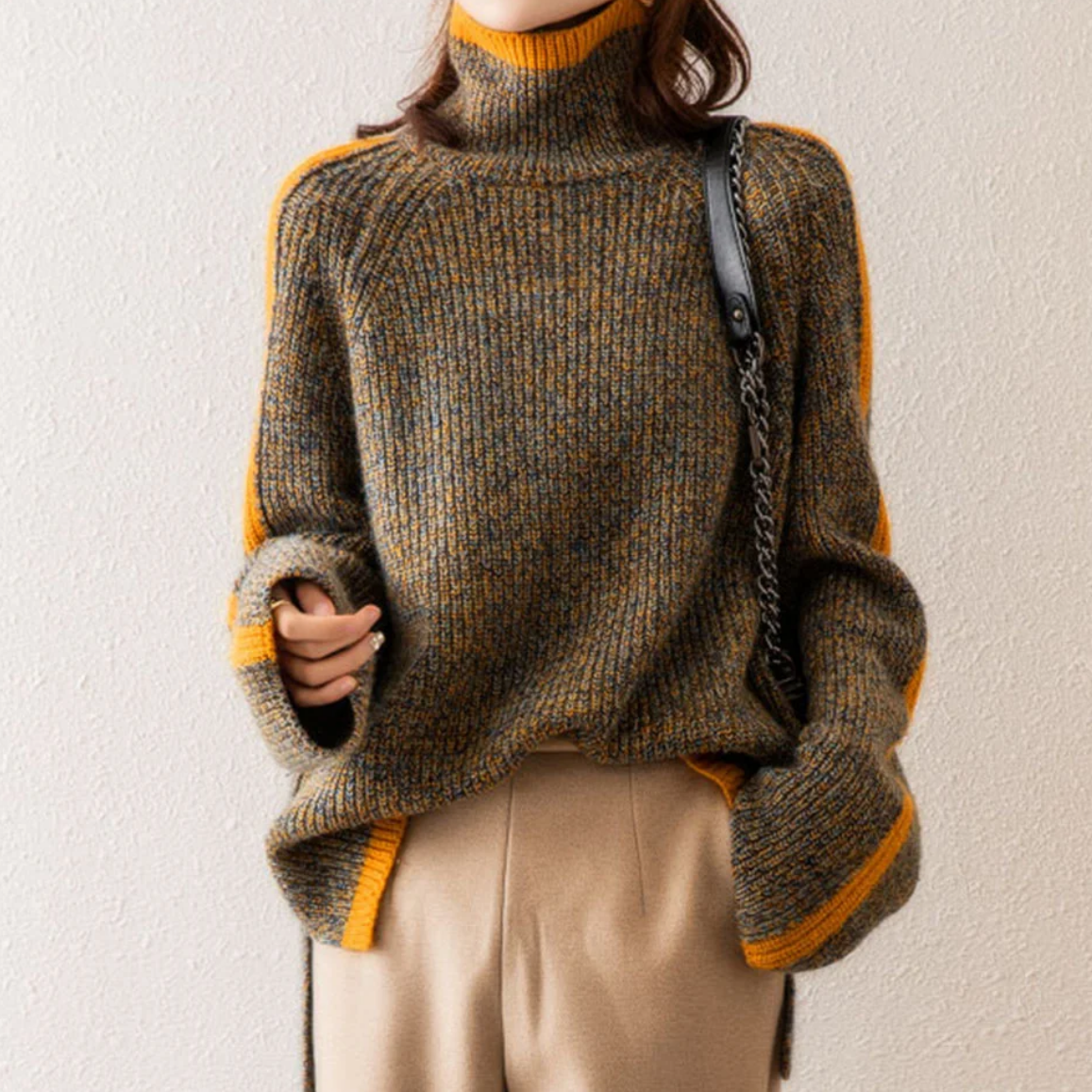 Easy Buttoned Sweater