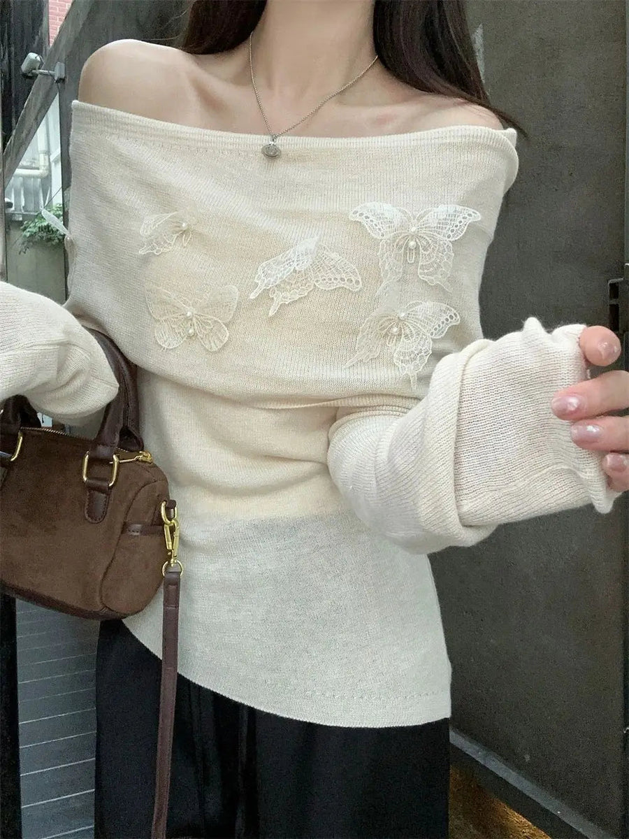 Textured Buttoned Sweater