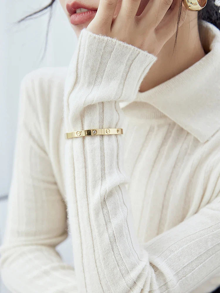 Warm Ribbed Sweater