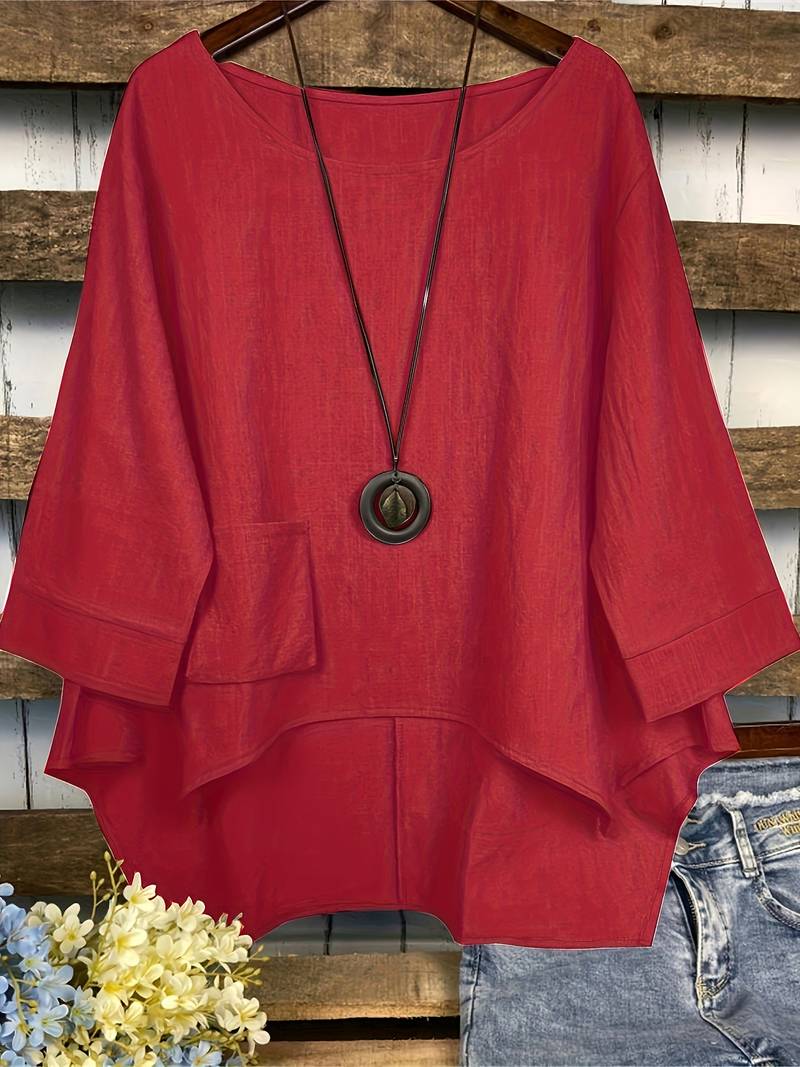 Everyday Puff-Sleeve Blouse
