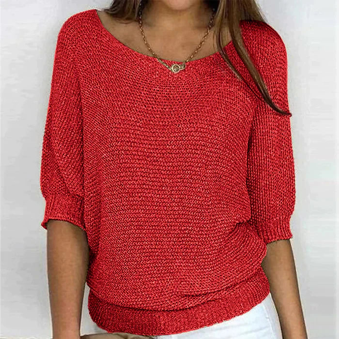 Textured Knit Sweater