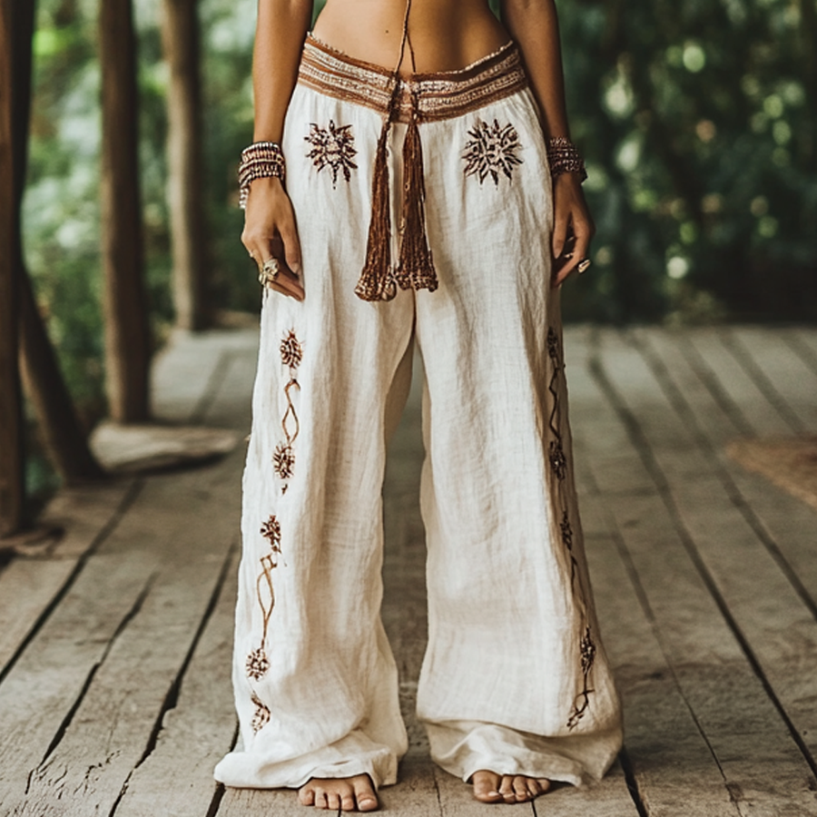 Coastal Elastic Pants