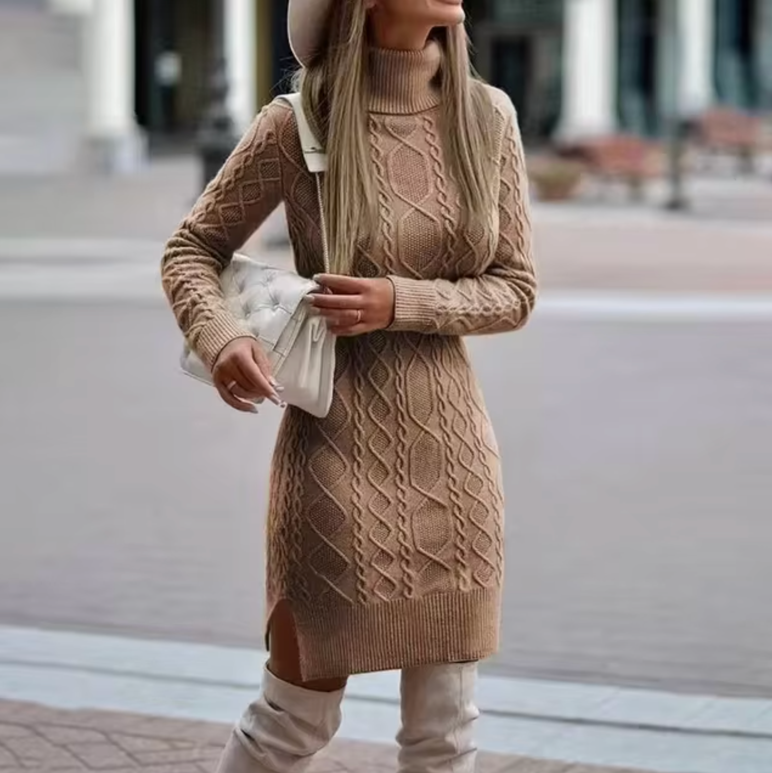 Textured Ribbed Sweater