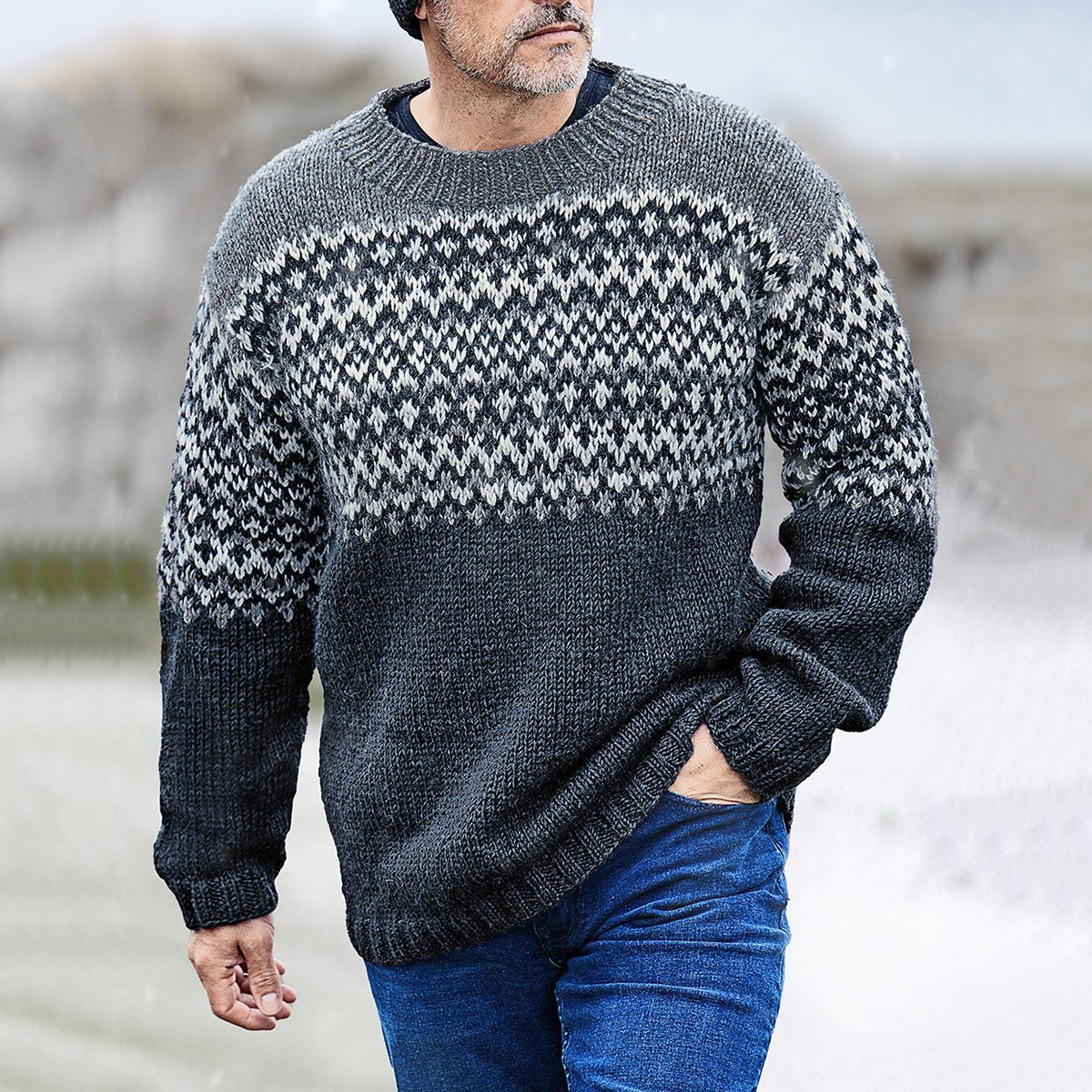 Weekend Buttoned Sweater
