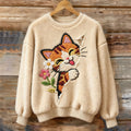 Textured Cable Sweater