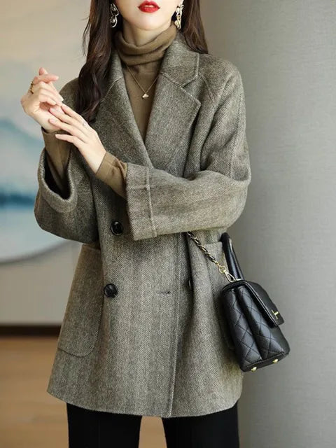 Warm Buttoned Coat